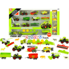* 0279 ZESTAW MASZYN ROLNICZYCH METAL FARMA 23 ele
