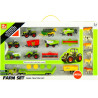 * 0279 ZESTAW MASZYN ROLNICZYCH METAL FARMA 23 ele