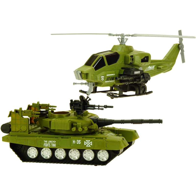 * 0897 ZESTAW CZOŁG HELIKOPTER WOJSKOWY 2w1 