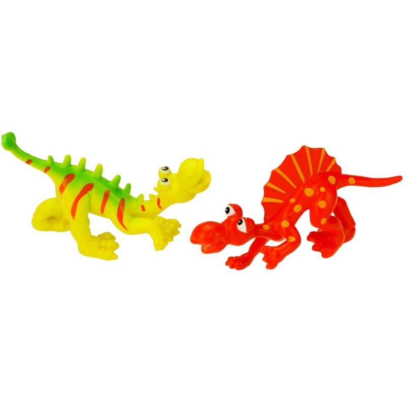 * 1153 ZESTAW GUMOWYCH KOLOROWYCH FIGUREK DINOZAURÓW DINOZAUR 