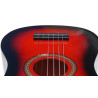 * 1221 DUŻA DREWNIANA GITARA KLASYCZNA 6 STRUN KOSTKA