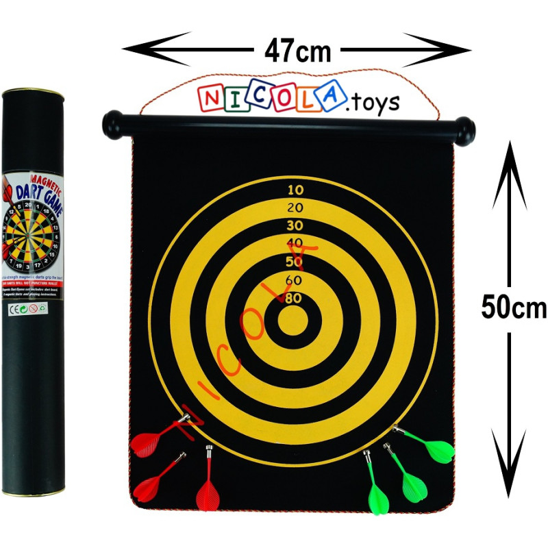 * 1504 DWUSTRONNA MAGNETYCZNA TARCZA DART RZUTKI