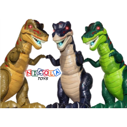 * 1566 WIELKI DINOZAUR TYRANOZAUR CHODZI RYCZY ŚWIECI