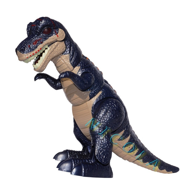 * 1566 WIELKI DINOZAUR TYRANOZAUR CHODZI RYCZY ŚWIECI