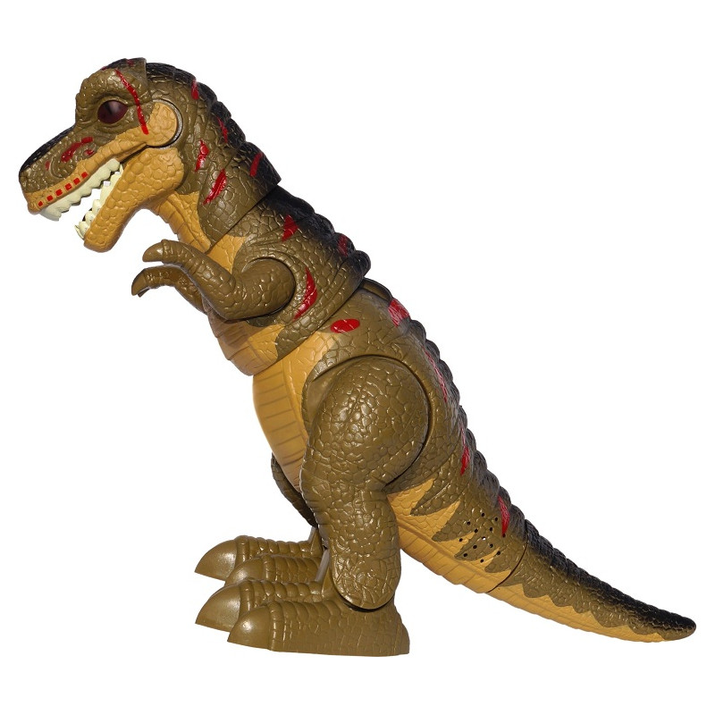 * 1566 WIELKI DINOZAUR TYRANOZAUR CHODZI RYCZY ŚWIECI