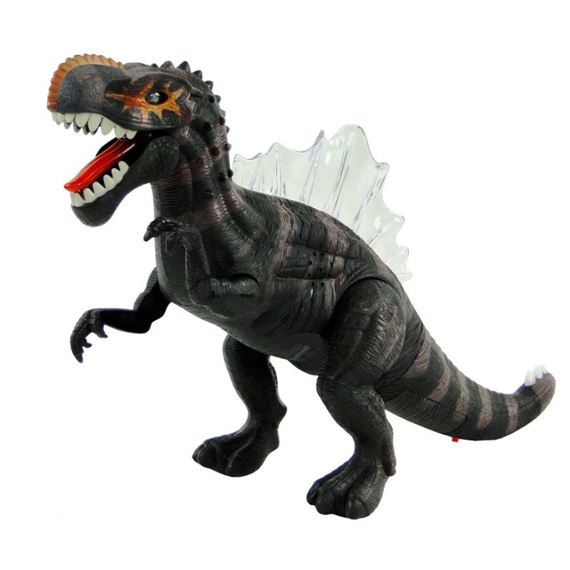 * 1597 DUŻY DINOZAUR CHODZI RYCZY ŚWIECI DINOZAURY