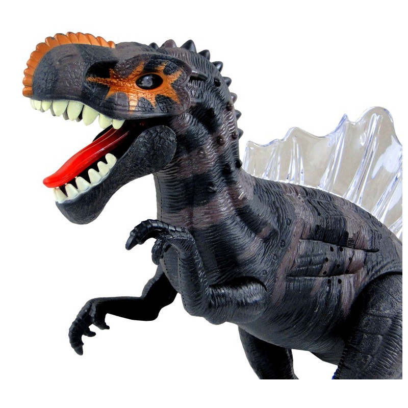 * 1597 DUŻY DINOZAUR CHODZI RYCZY ŚWIECI DINOZAURY