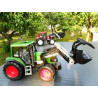 * 1627 DUŻY TRAKTOR CIĄGNIK Z RUCHOMYM TUREM FARMA