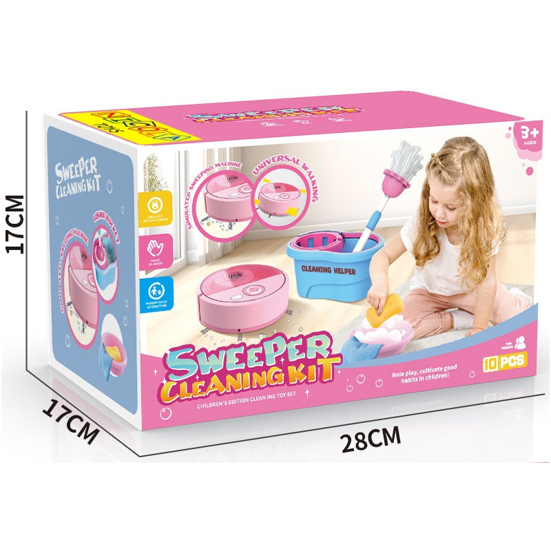 * 2181 Zes. Sprzątający czyścioch odkurzacz robot sprzątający + akcesoria mop