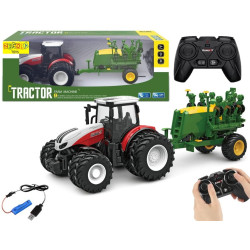 * 2235 TRAKTOR ZDALNIE STEROWANY RC METAL + MASZYNA