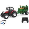 * 2235 TRAKTOR ZDALNIE STEROWANY RC METAL + MASZYNA