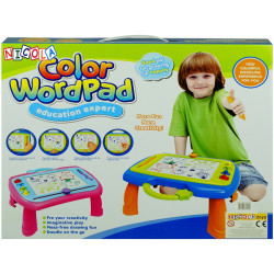 * 2624 EDUKACYJNA KOLOROWA TABLICA ZNIKOPIS STOLIK