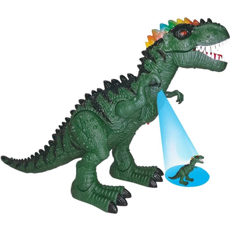 * 2983 T-REX DINOZAUR  ZDALNIE STEROWANY RC ŚWIATŁO DŹWIĘK AKUMULATOR ŁADOWARKA