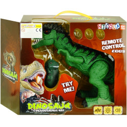 * 2983 T-REX DINOZAUR  ZDALNIE STEROWANY RC ŚWIATŁO DŹWIĘK AKUMULATOR ŁADOWARKA