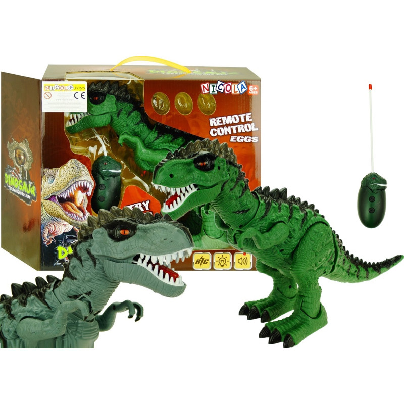 * 2983 T-REX DINOZAUR  ZDALNIE STEROWANY RC ŚWIATŁO DŹWIĘK AKUMULATOR ŁADOWARKA