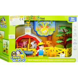 * 3218 WESOŁA FARMA FIGURKI ZWIERZĄTKA + AKCESORIA