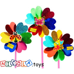 * 3669 WIATRAK WIATRACZEK HOLOGRAM KOLOROWY 15 x 36,5 cm