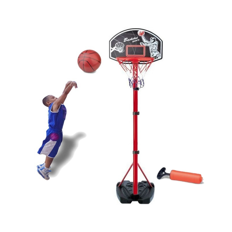 * 4055 SOLIDNY 235cm METALOWY KOSZ KOSZYKÓWKA NBA