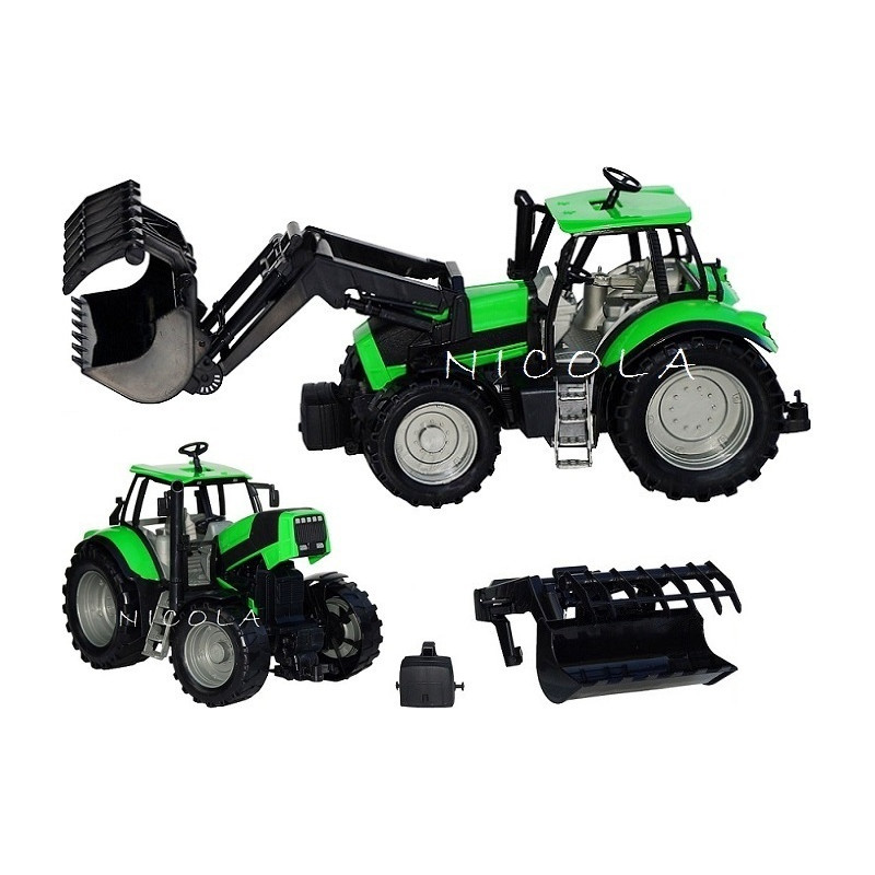 * 4338 DUŻY TRAKTOR CIĄGNIK Z RUCHOMYM TUREM FARMA