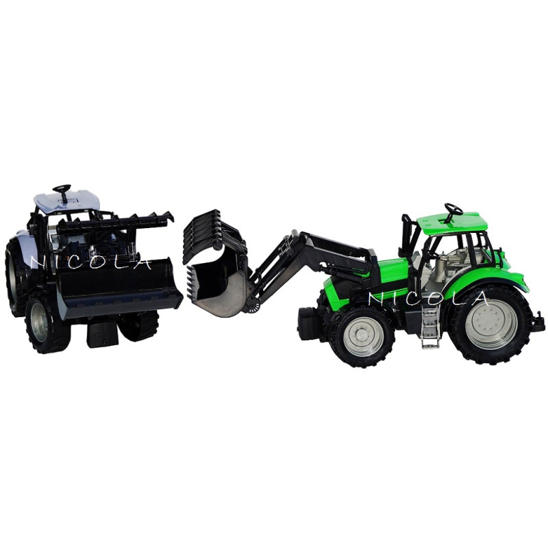 * 4338 DUŻY TRAKTOR CIĄGNIK Z RUCHOMYM TUREM FARMA