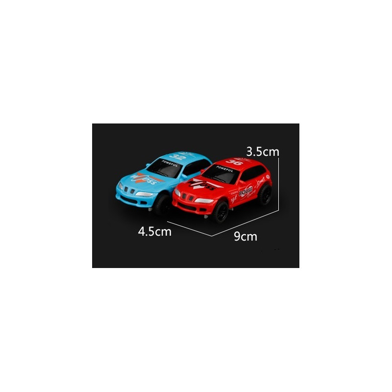 * 4413 ELEKTRONICZNY DUŻY TOR SAMOCHODOWY WYŚCIGOWY + ZASILACZ 230V - 654cm