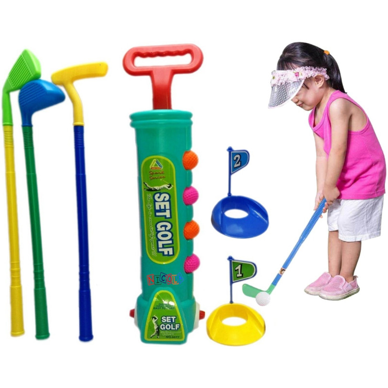 * 4734 DUŻY ZESTAW DO GRY W GOLFA Z WÓZKIEM GRA GOLF