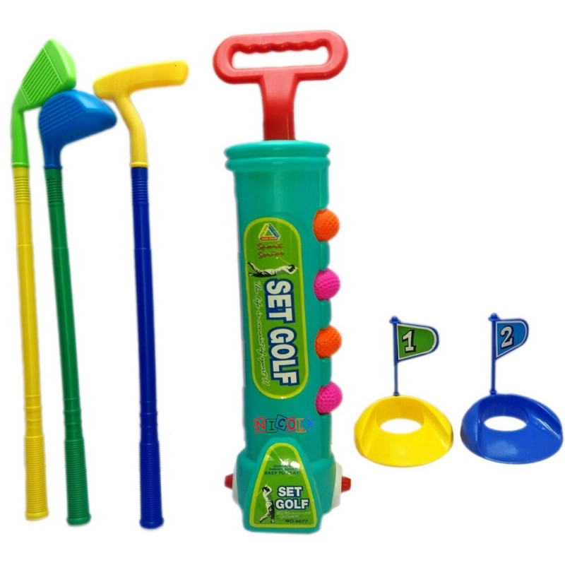 * 4734 DUŻY ZESTAW DO GRY W GOLFA Z WÓZKIEM GRA GOLF