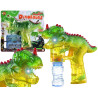 * 4741 DINOZAUR AUTOMATYCZNY PISTOLET NA BAŃKI MYDLANE NA BATERIE + 2 PŁYNY