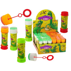 * 4758 DMUCHANE KOLOROWE  BAŃKI MYDLANE DINOZAUR 60ml