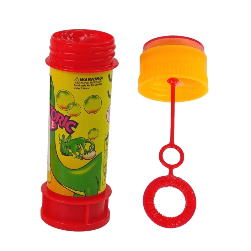* 4758 DMUCHANE KOLOROWE  BAŃKI MYDLANE DINOZAUR 60ml