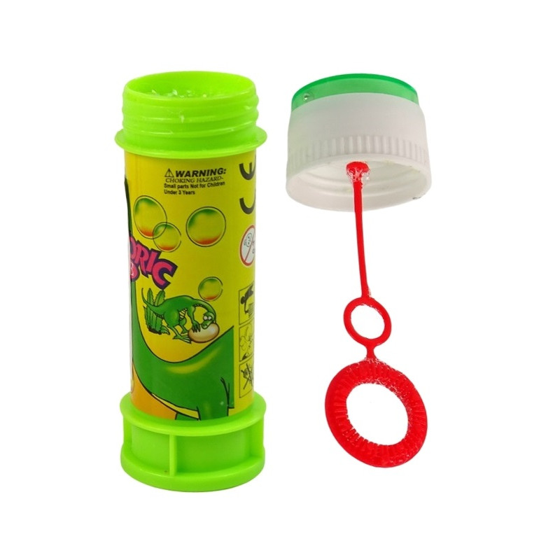 * 4758 DMUCHANE KOLOROWE  BAŃKI MYDLANE DINOZAUR 60ml