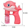 * 4987 RYBKA DELFIN AUTOMATYCZNY PISTOLET NA BAŃKI MYDLANE NA BATERIE + 2 PŁYNY