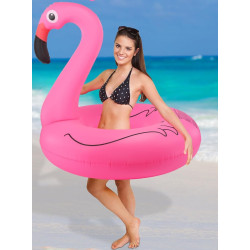 * 5366 DUŻE 90cm DMUCHANE KOŁO FLAMING DO PŁYWANIA KÓŁKO 