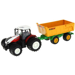 * 5861 DUŻY ZDALNIE STEROWANY RC TRAKTOR + PRZYCZEPA NA PILOTA