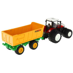 * 5861 DUŻY ZDALNIE STEROWANY RC TRAKTOR + PRZYCZEPA NA PILOTA