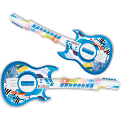 * 5960 DUŻA 57cm EDUKACYJNA INTERAKTYWNA GITARA ELEKTRONICZNA DLA DZIECI