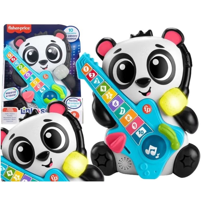 0059 Fisher Price Zabawka edukacyjna Link Squad Panda Liczenie i kształty