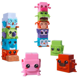 0104 4-PAK BLOXIES ZWIERZĄTKA FIGURKA Z RUCHOMYMI ELEMENTAMI 