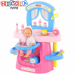 0124 NIANIA OPIEKUNKA LALKA + AKCESORIA POLESIE