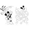 0129 PUZZLE DWUSTRONNE 24 EL WESOŁY DOMEK MICKEY