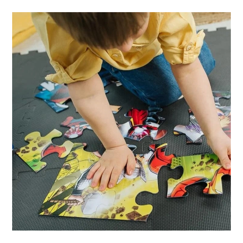 0129 PUZZLE DWUSTRONNE 24 EL WESOŁY DOMEK MICKEY