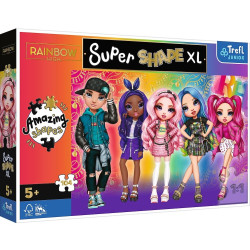0158 PUZZLE 104 EL RAINBOW HIGH SUPER SHAPE XL