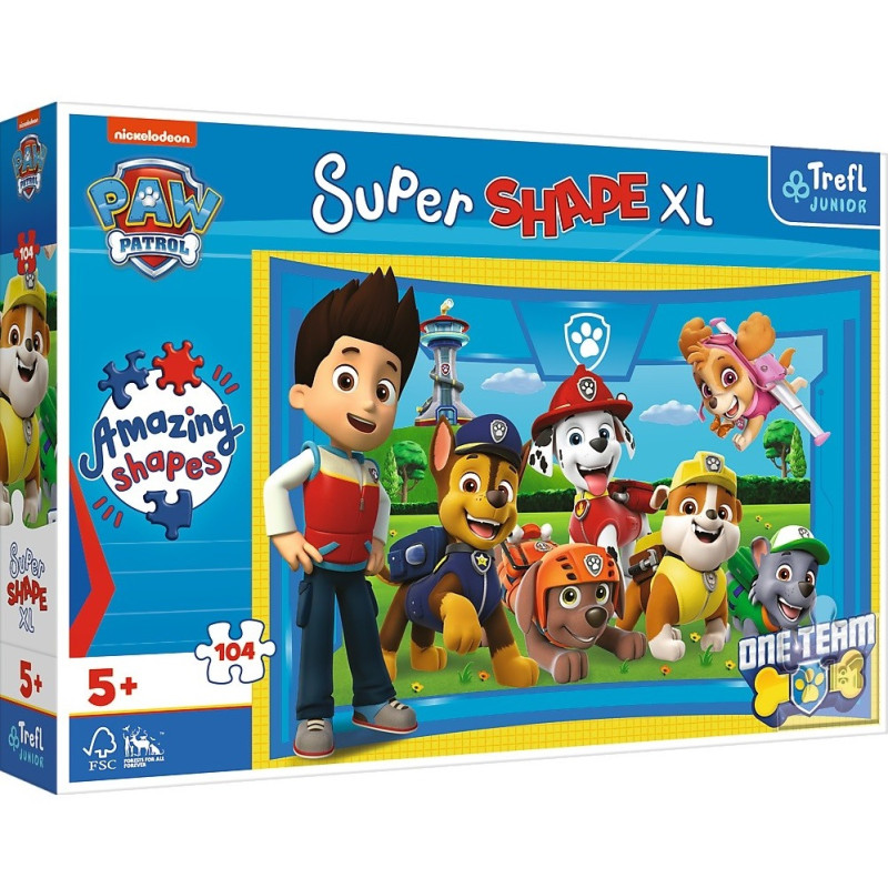 0165 PUZZLE 104 EL PSI PATROL SUPER SHAPE XL