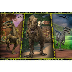 0202 PUZZLE 104 EL DINOZAURY JURASSIC SUPER SHAPE