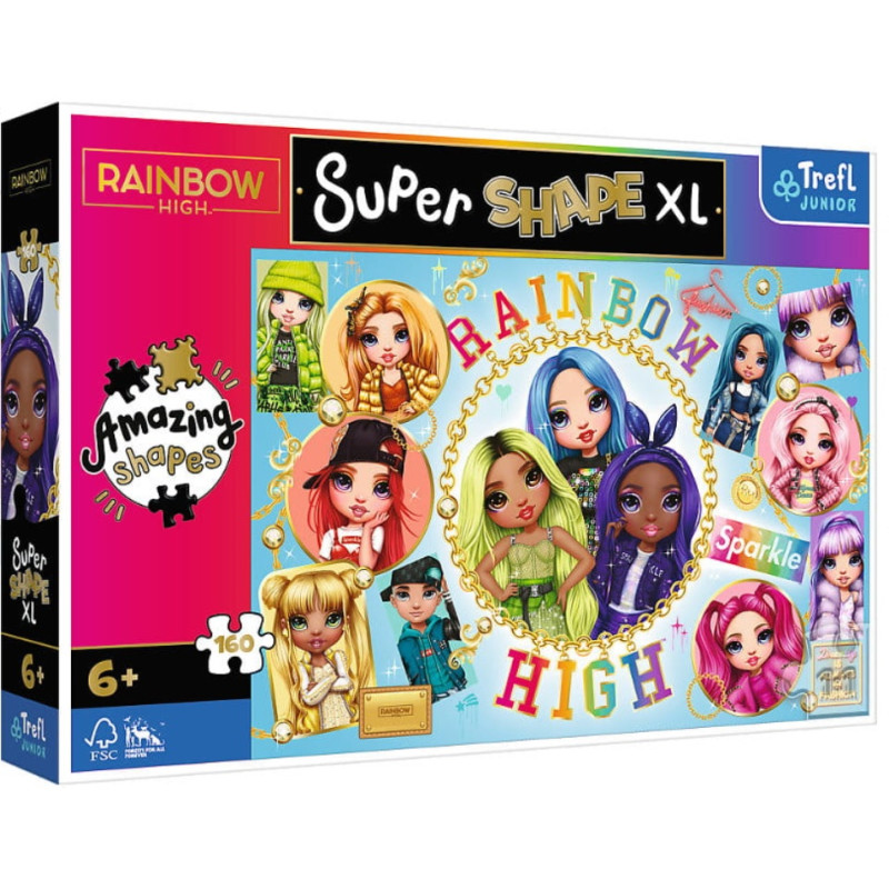0271 PUZZLE 160 EL RAINBOW HIGH SUPER SHAPE XL