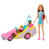 0325 POJAZD FILMOWY BARBIE GOKART + LALKA STACIE I AKCESORIA 
