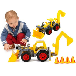 0377 KOPARKO ŁADOWARKA TRAKTOR WADER - POLESIE