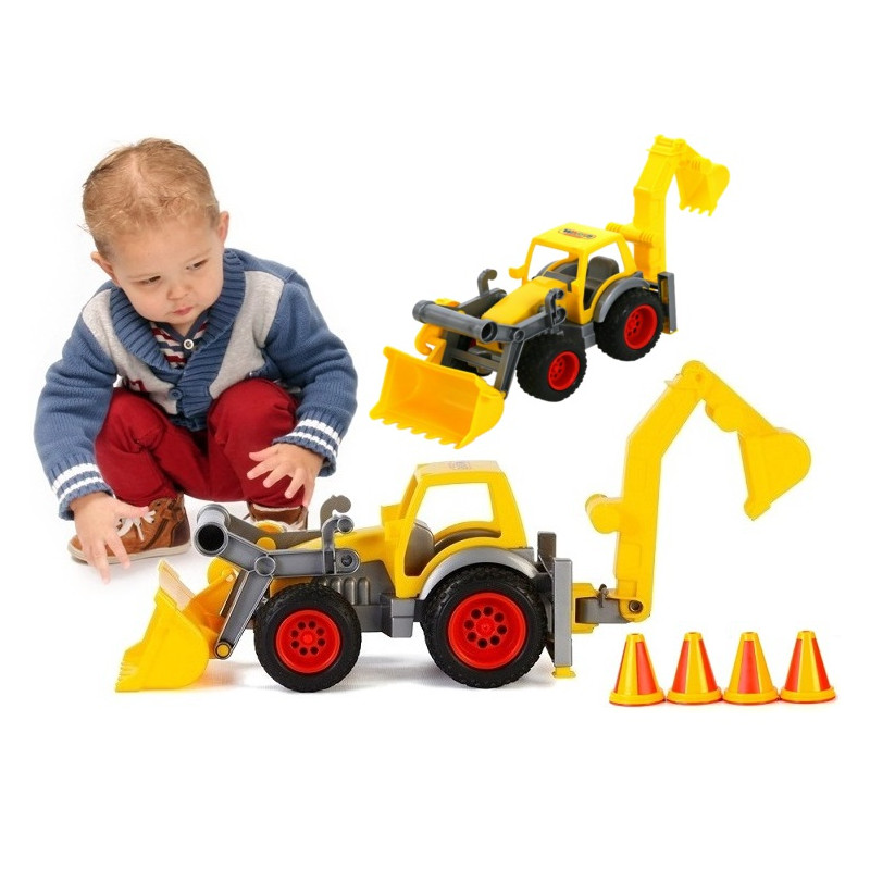 0377 KOPARKO ŁADOWARKA TRAKTOR WADER - POLESIE