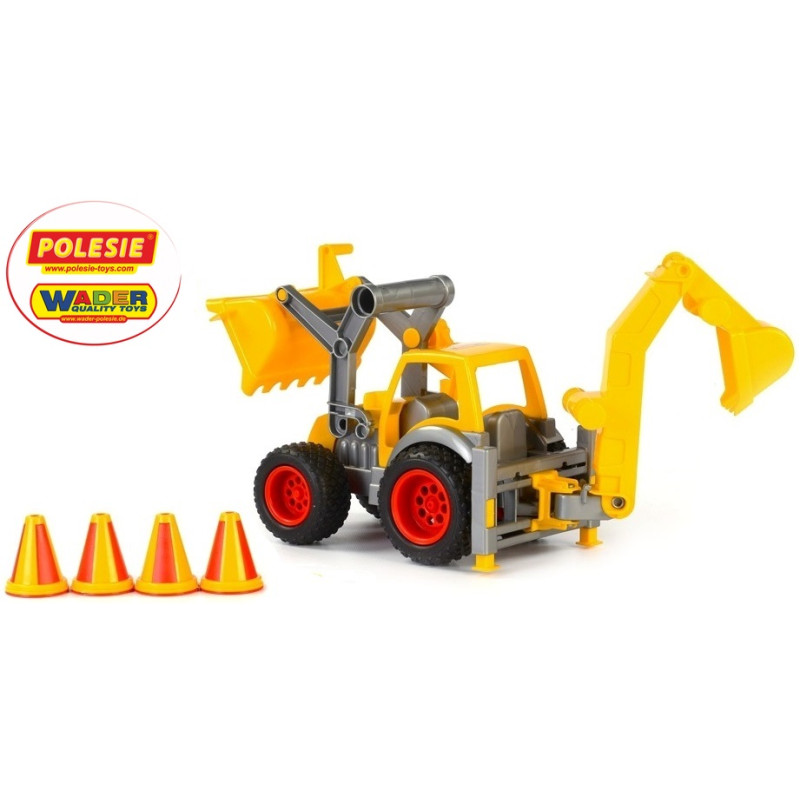 0377 KOPARKO ŁADOWARKA TRAKTOR WADER - POLESIE