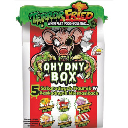 0399 TERROR FRIED FASTFOODZIAKI OHYDNY BOX FIGURKI + AKCESORIA